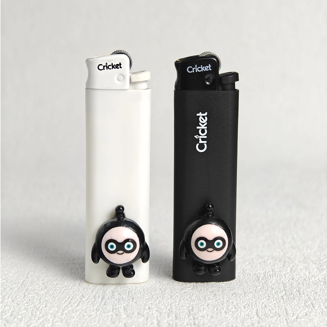 苏苏原创手工蛋仔草蜢打火机高颜值小众潮耐用送男女生情侣礼物
