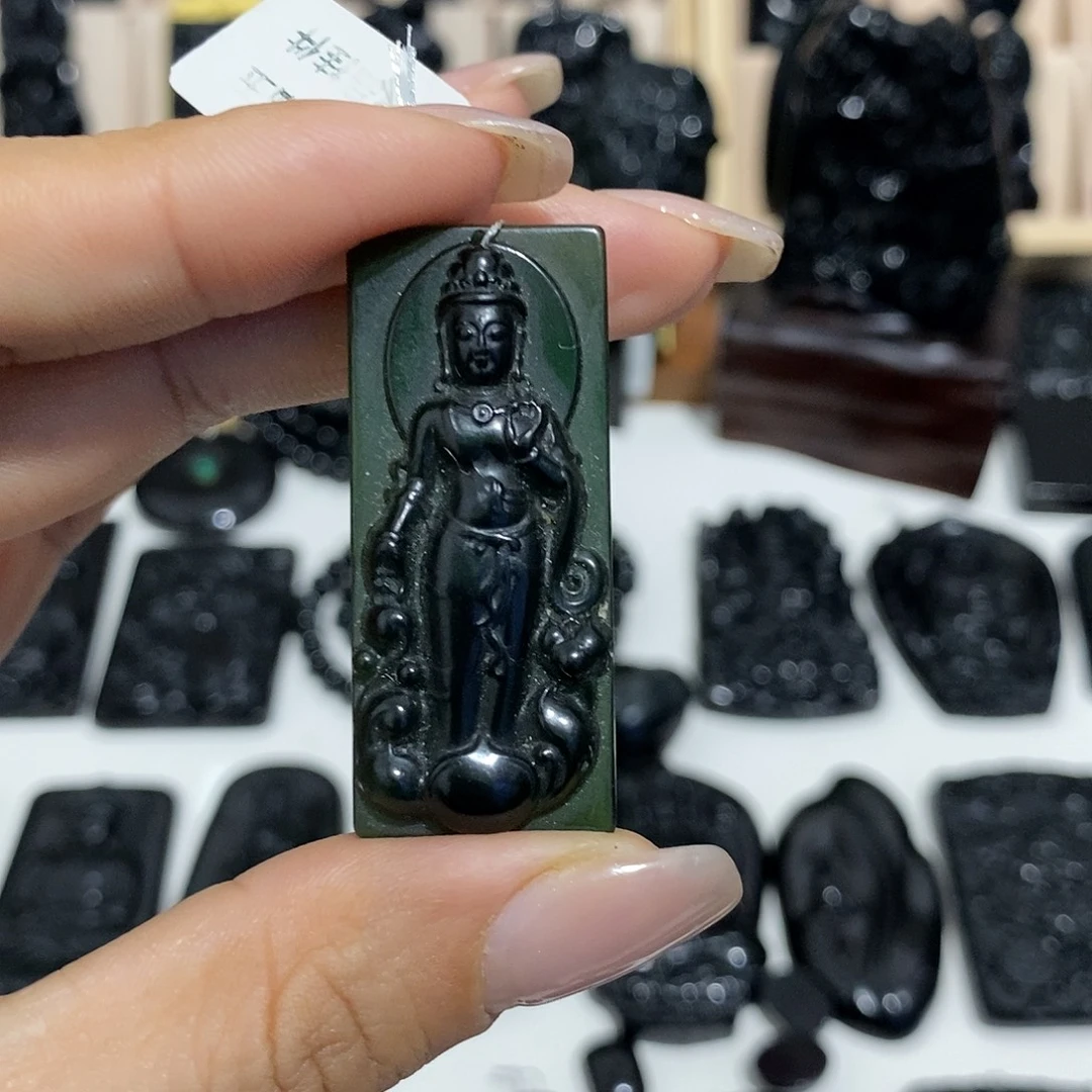 有***运岫玉未镶嵌纯天然岫玉颈饰