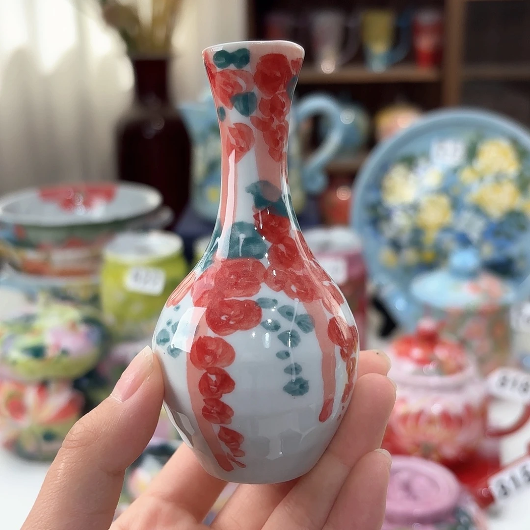景德镇手绘高温釉下彩陶瓷茶具