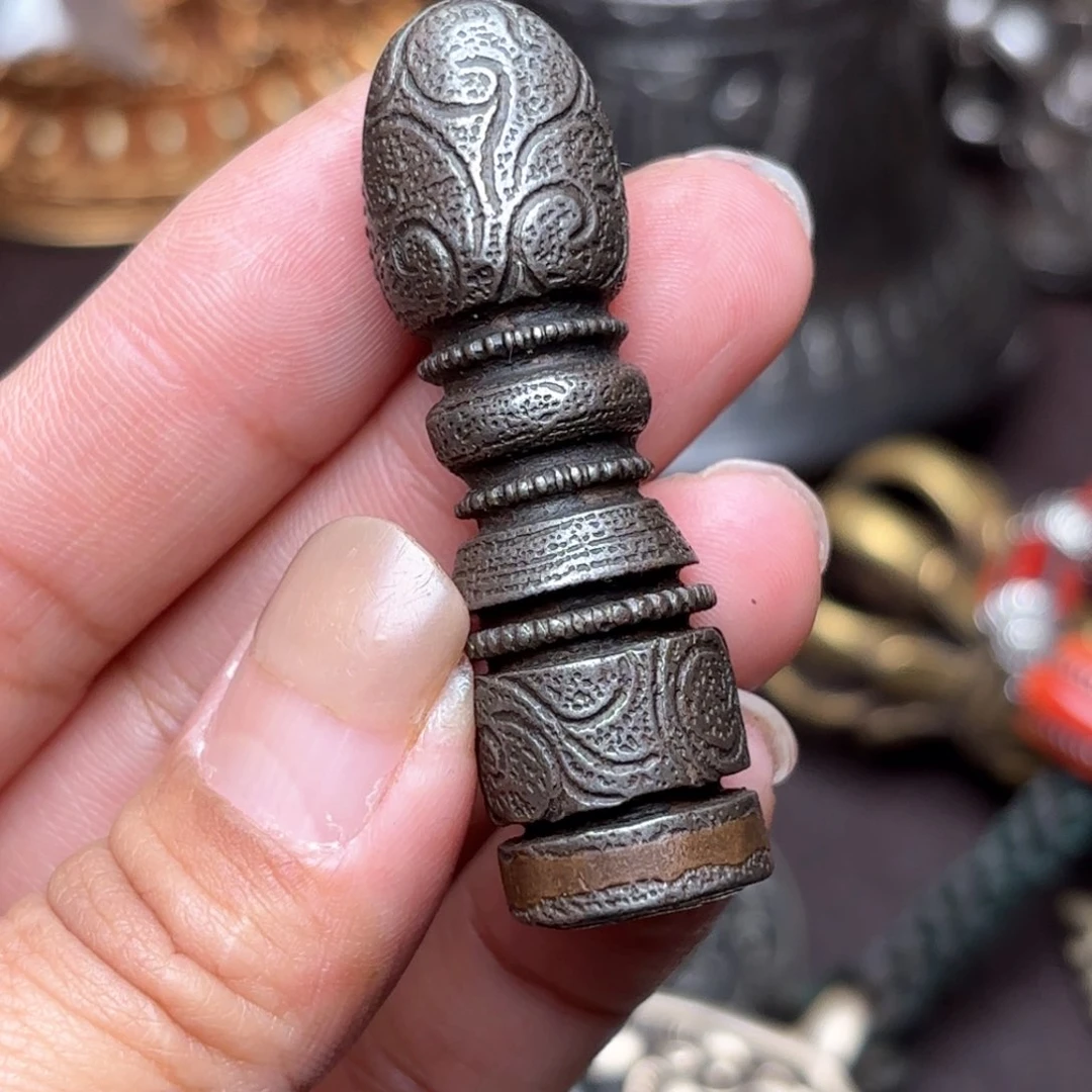 铜星月菩提吊坠项链