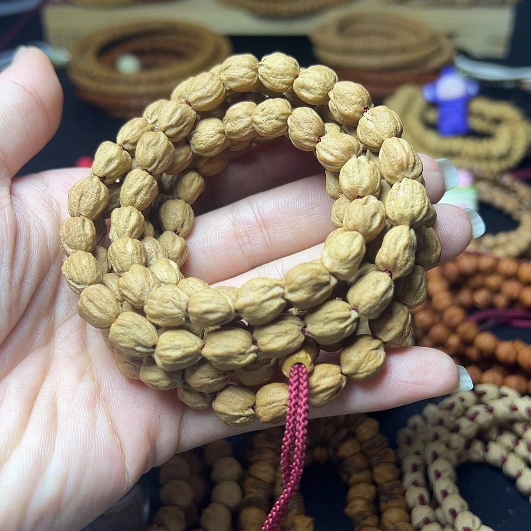 吊坠柏香籽/百香籽原桩郁金香柏香籽108可斜挎