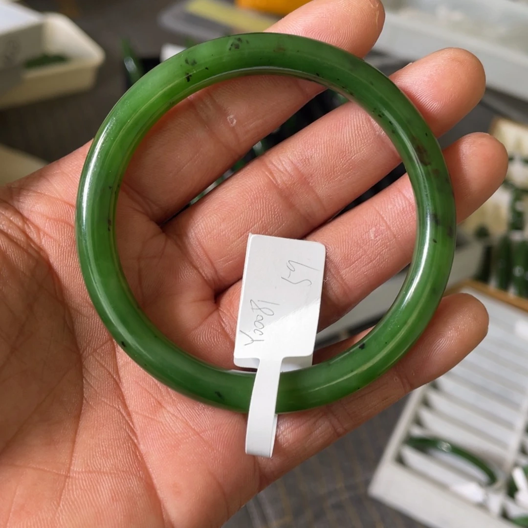 和田玉（碧玉）手镯未镶嵌幸**神