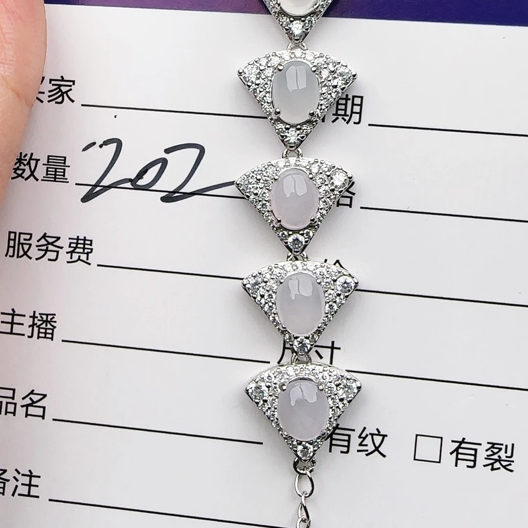 银S925镶嵌戒指翡翠戒指