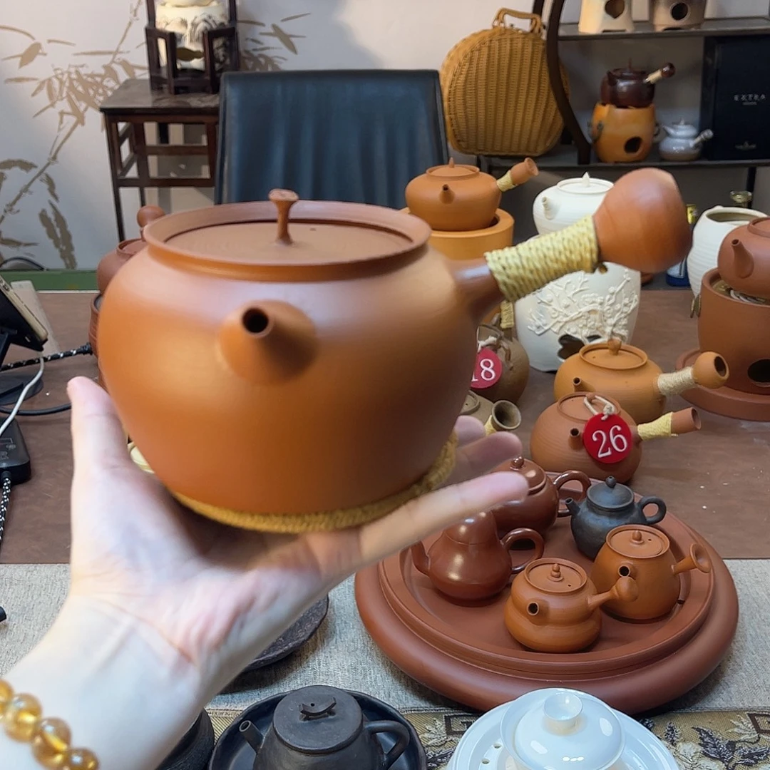 骑***)开播福利手工大口侧把➕壶垫