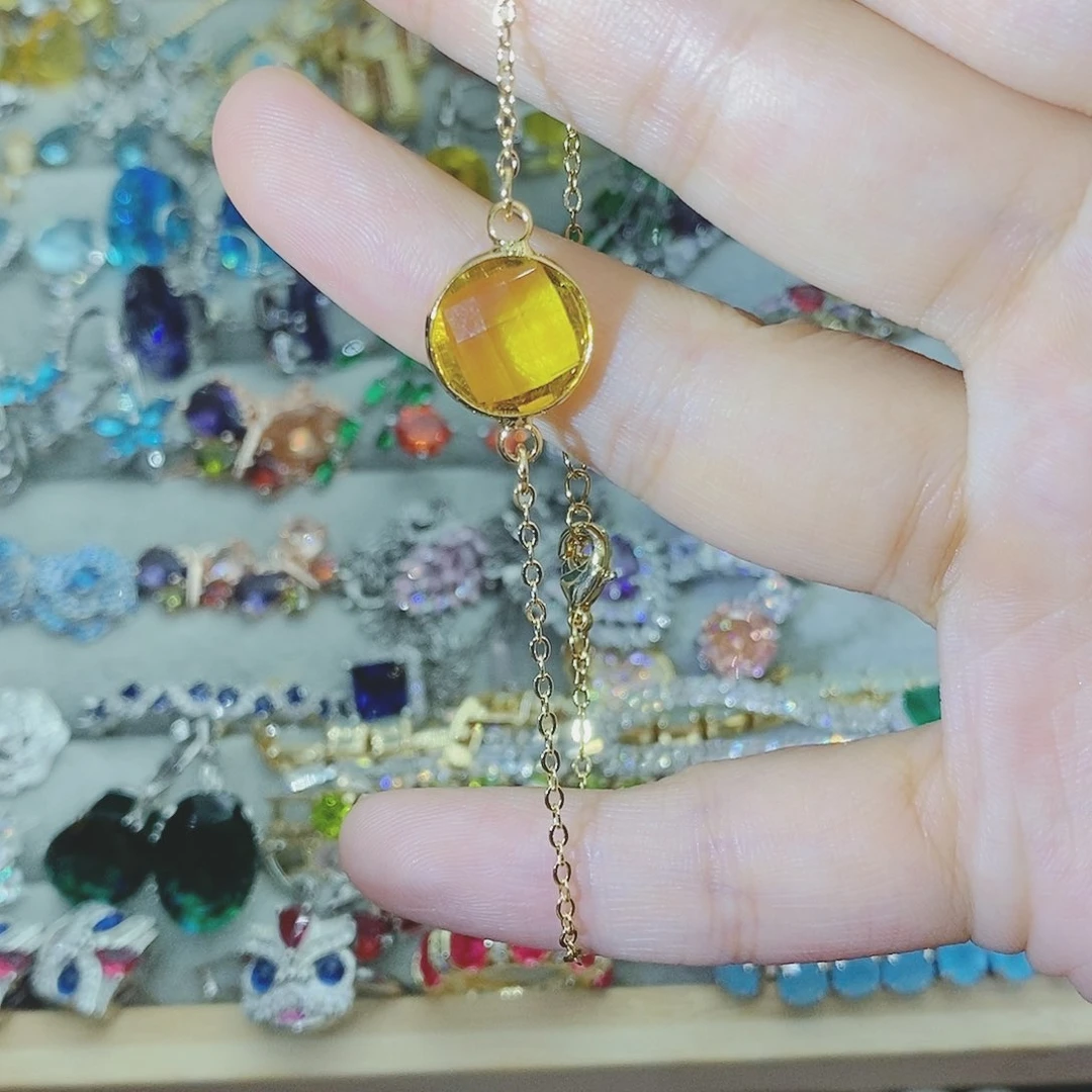 【闪购商品】银S925镶嵌耳饰托帕石