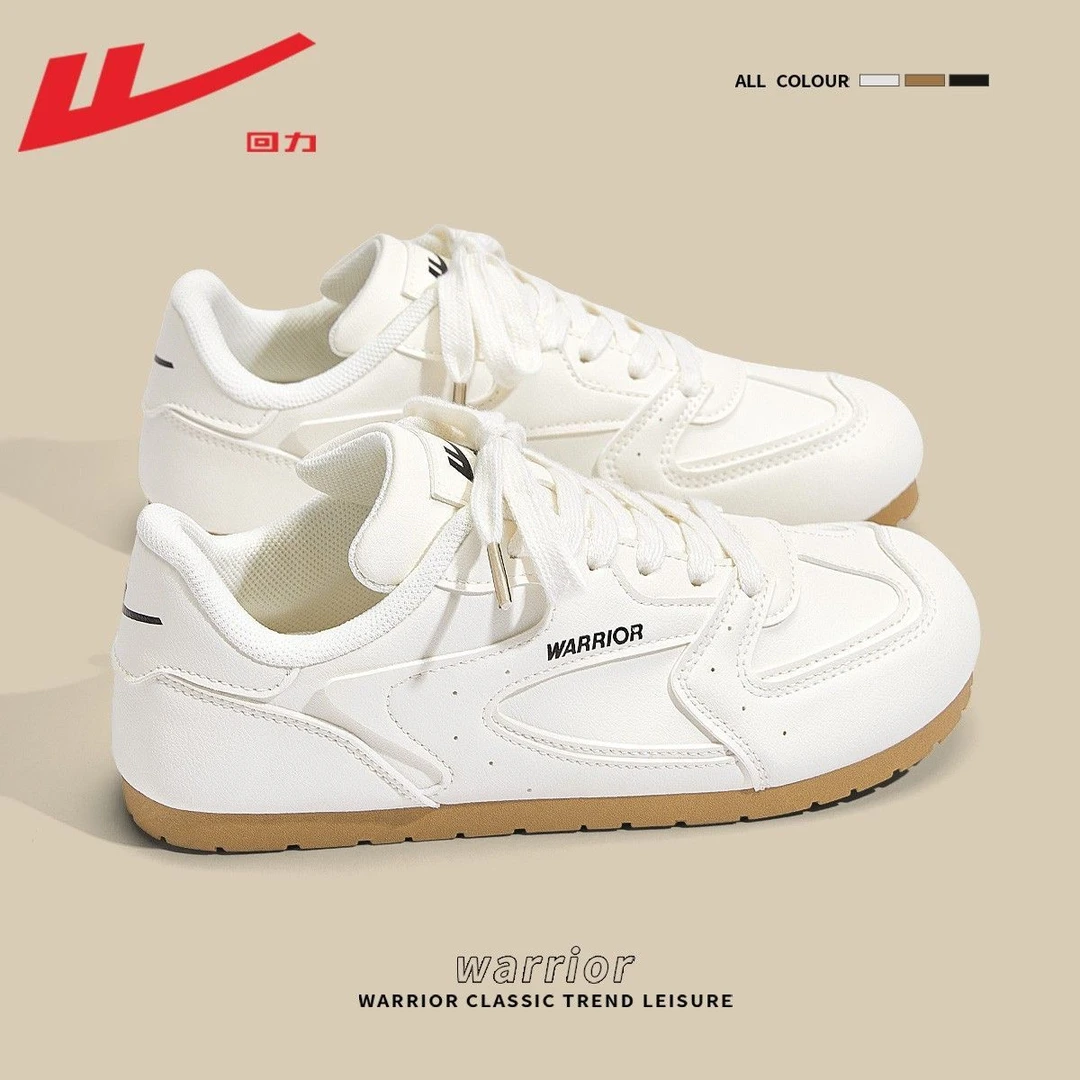 回力女鞋德训鞋女款2025春秋泡芙鞋子女百搭小白鞋板鞋软底帆布鞋