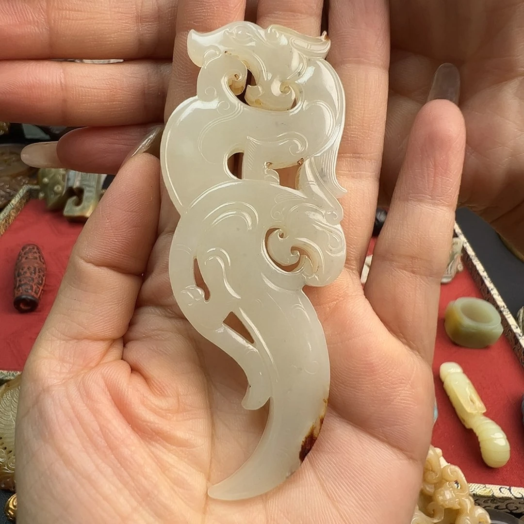 和田玉未镶嵌挂件源*斋