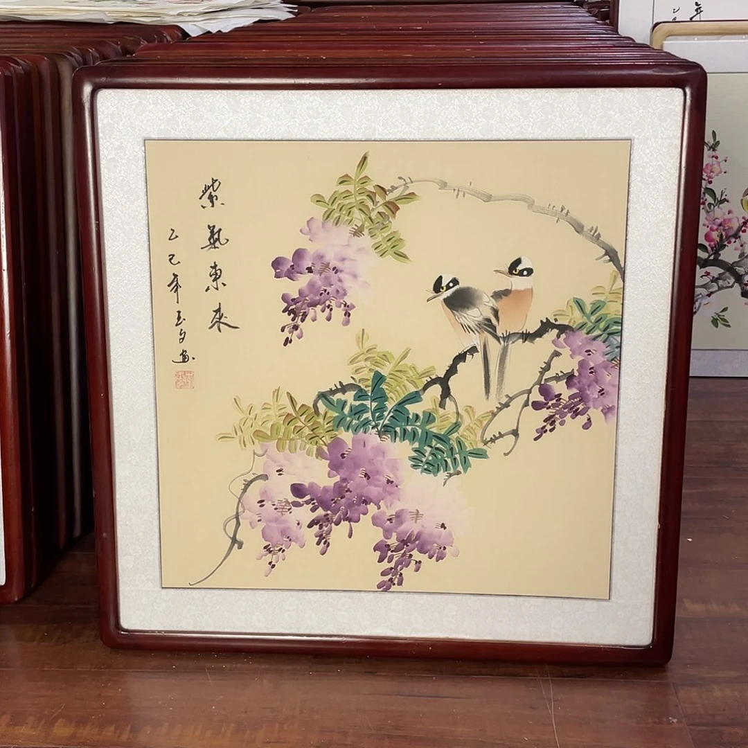 国画带框尺寸63*63厘米