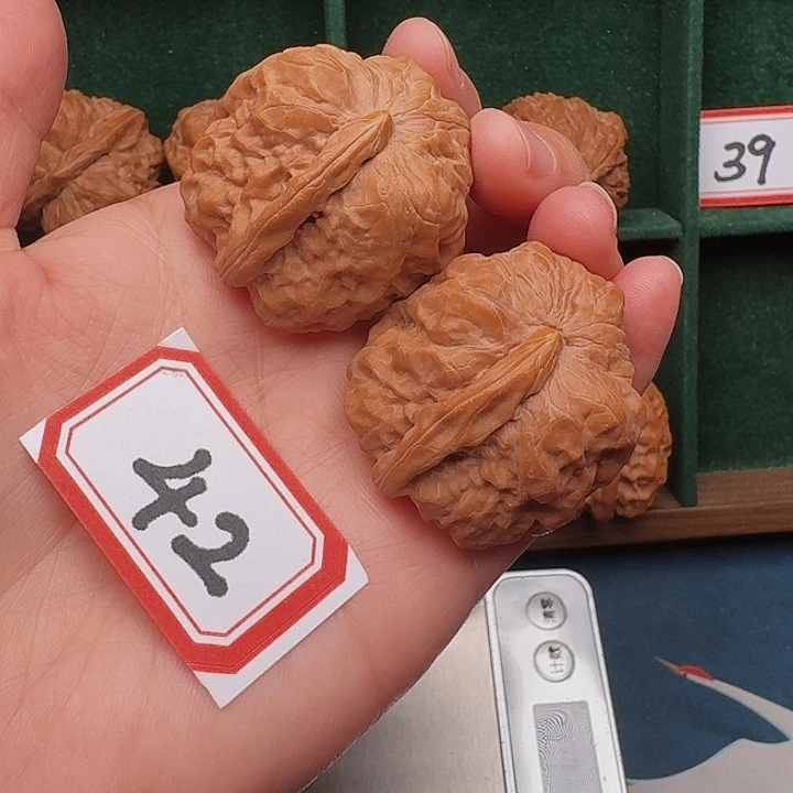 吊坠文玩核桃一帆风顺38尺