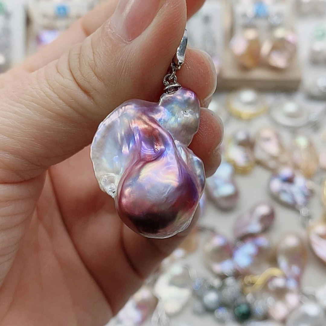 【闪购商品】淡水珍珠耳饰银S925镶嵌