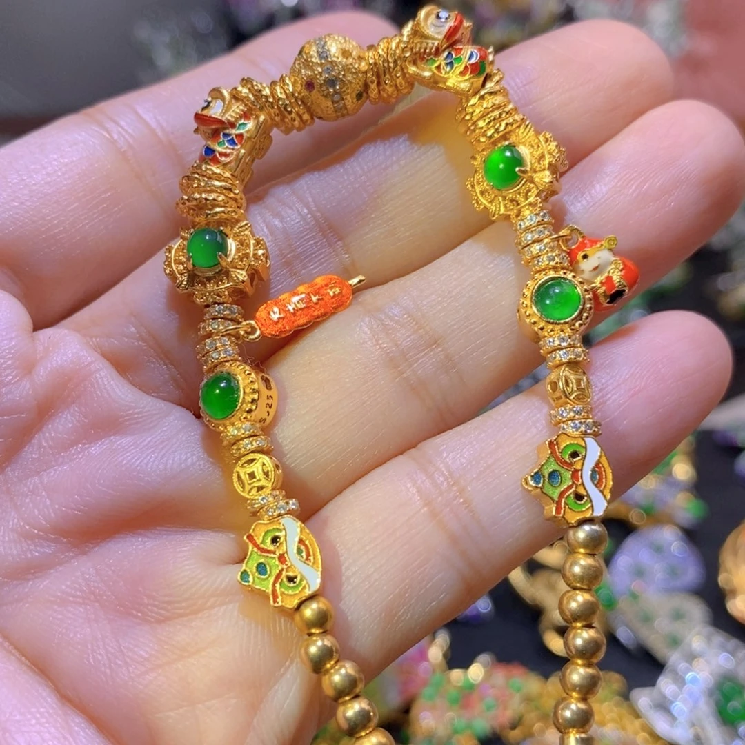 吊坠(不含链)银S925镶嵌翡翠