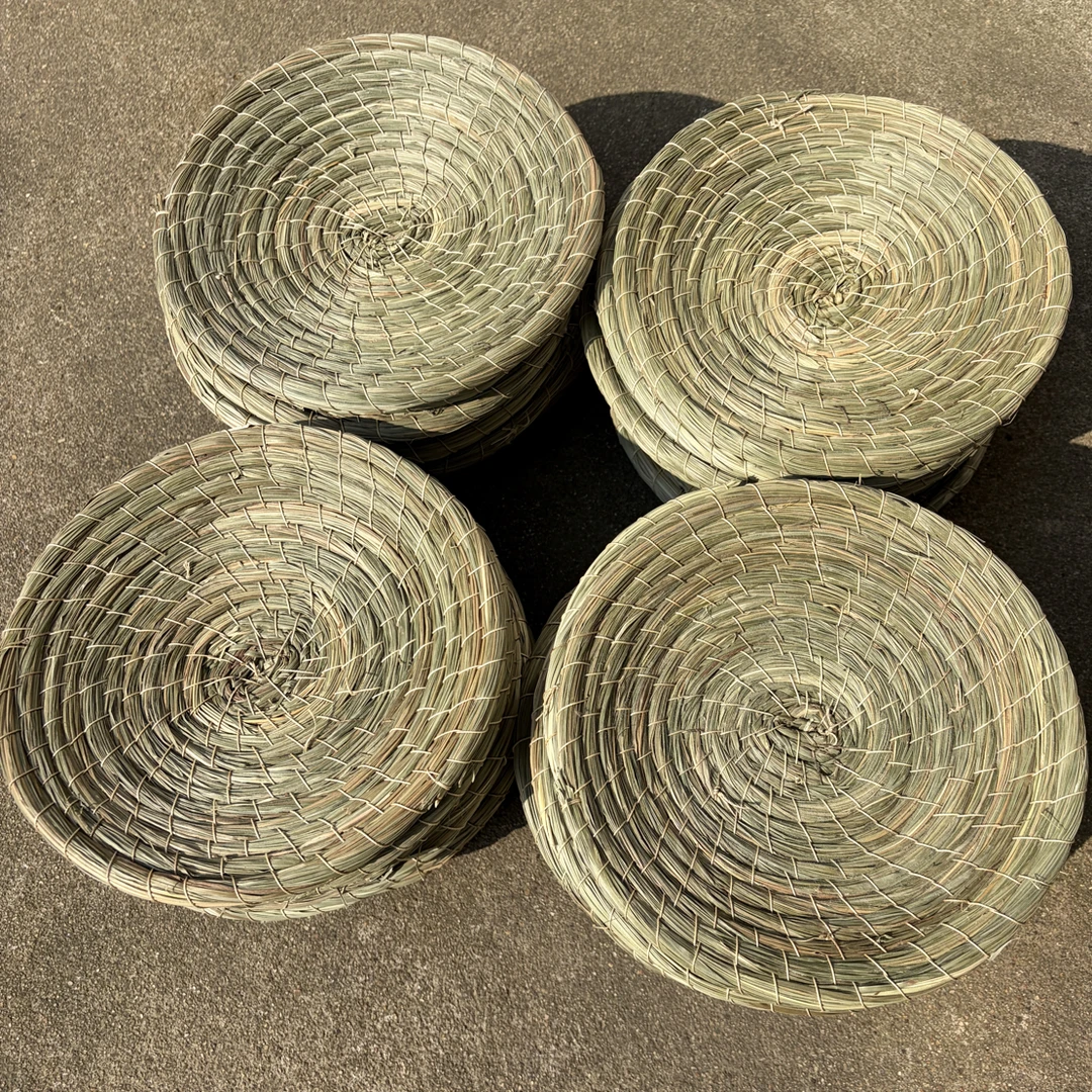 鸽子窝垫窝油草垫信鸽赛鸽繁殖巢盆圆形油草窝垫