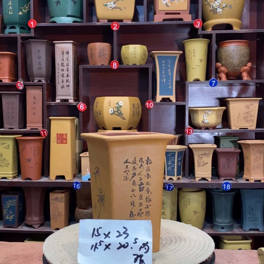 紫砂花盆紫砂花盆