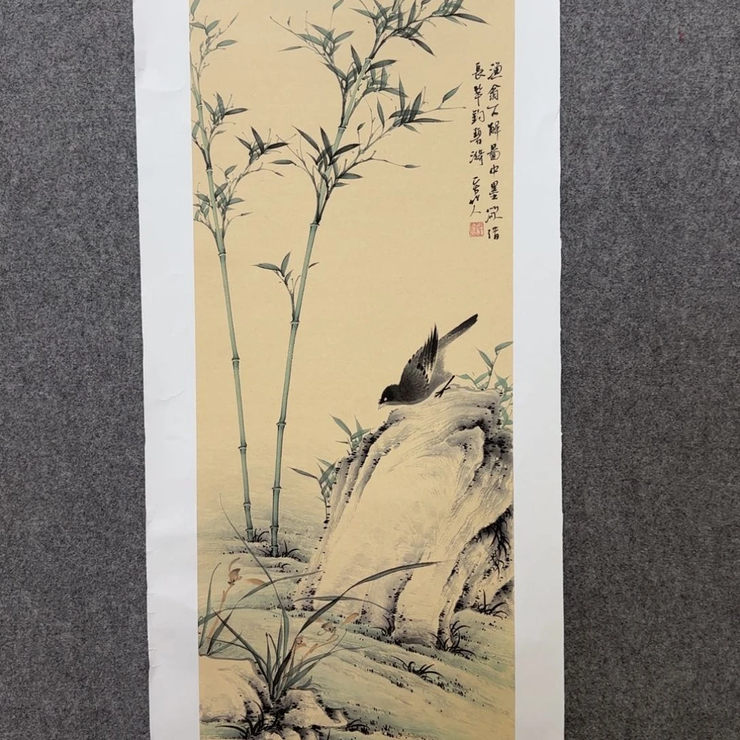 国画写竹人张小伟老师手绘作品