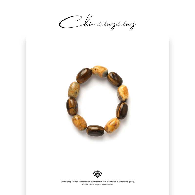 铜合金手链 【CHU/2025SSNEW】原创设计 虎眼手链SPLF05