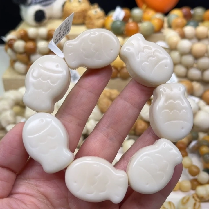菩提根/象牙果手串1-20-33 比目鱼大尺寸全品