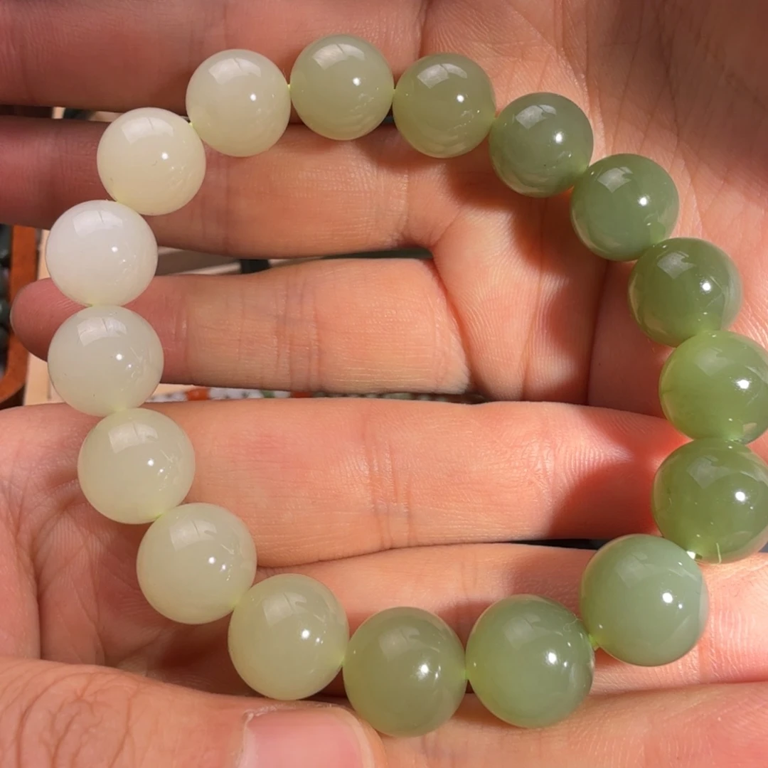 和田玉手链未镶嵌小*明