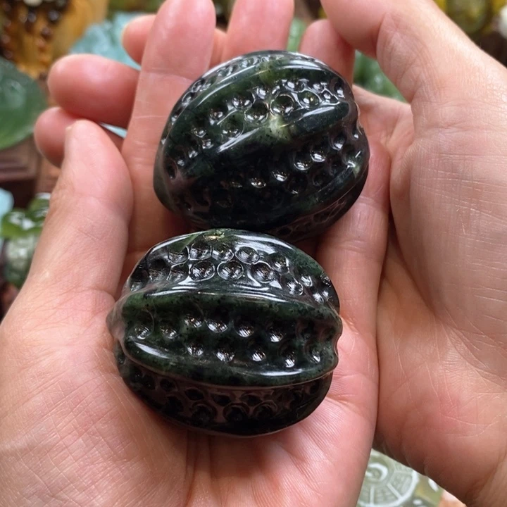 蛇纹石玉未镶嵌手把