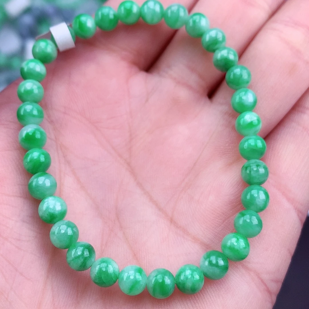 未镶嵌手链翡翠手串