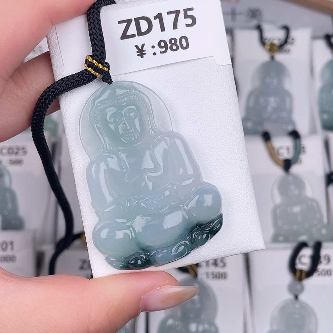 翡翠未镶嵌颈饰zc175