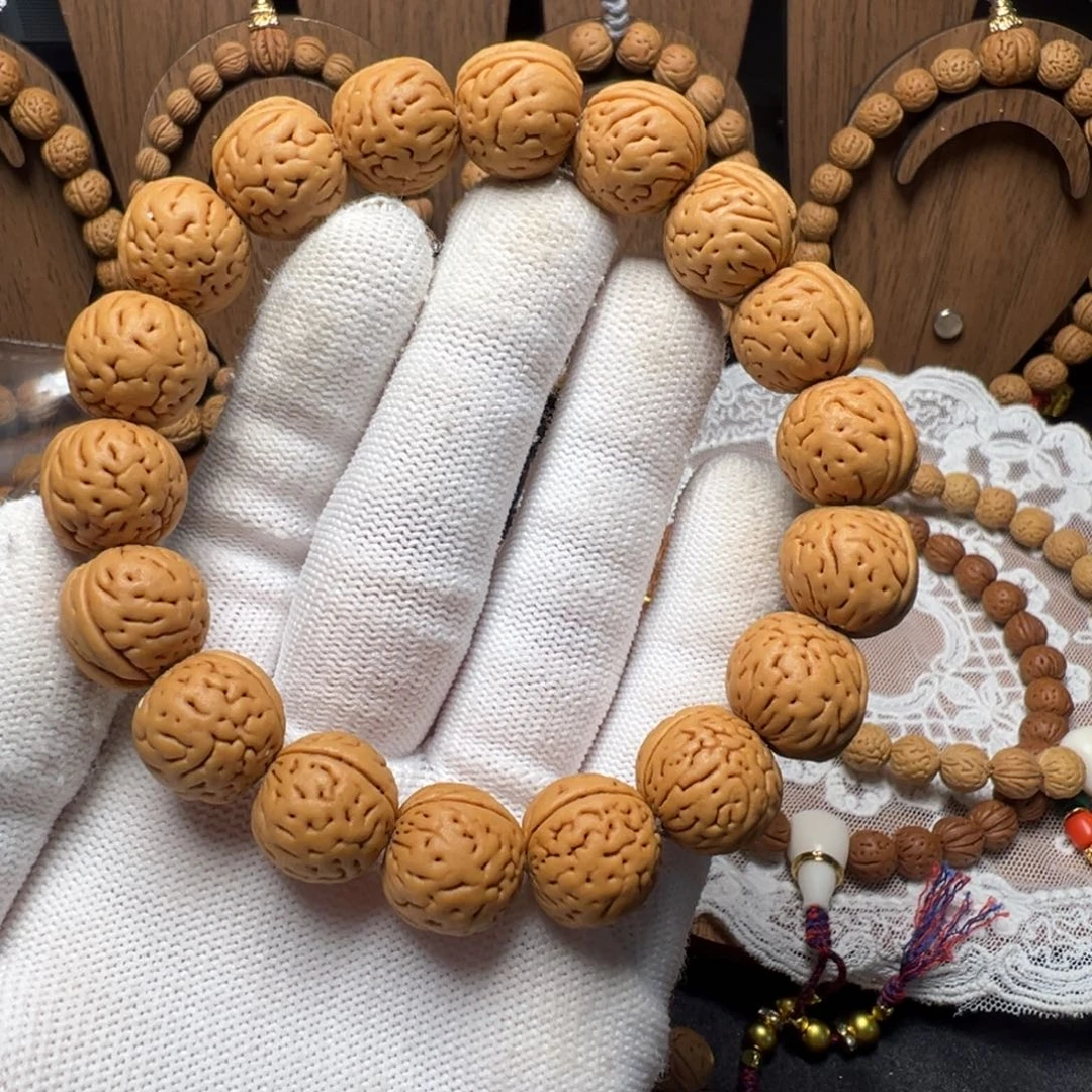 阎***傅核桃手串/手链山西野生桃核手串精品
