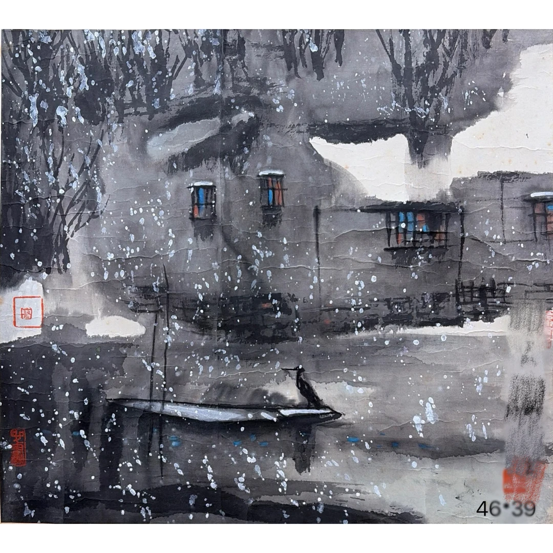 Y045 曾老师《风景》46*39（1.6平尺）