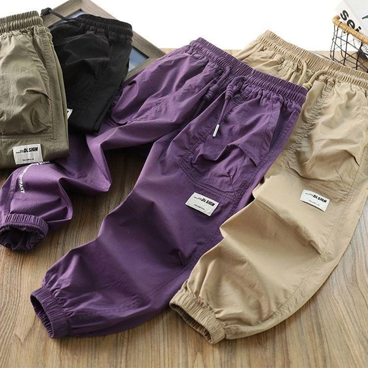 2025款童装男童速干裤夏装新款儿童薄款工装裤男孩休闲夏季裤子