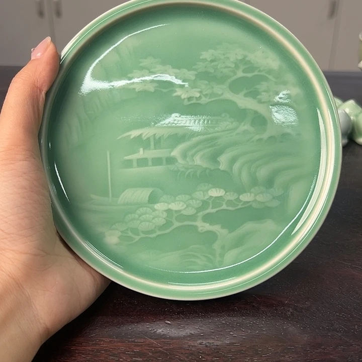 云间青瓷龙泉小米茶器