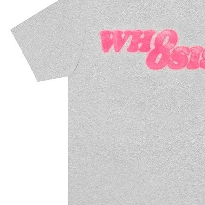 W8 幻影logo纯色t恤夏重磅男美式多巴胺多色混搭