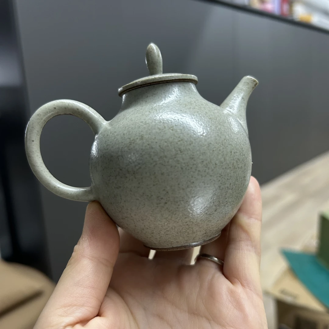 艺术家王歌林陶泥全手作壶11833
