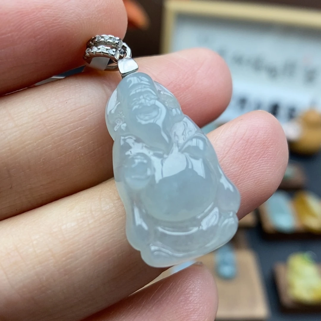 【闪购商品】颈饰银S925镶嵌翡翠6