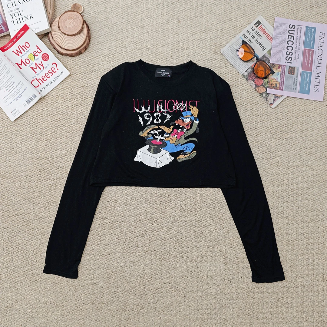 2025夏季新款卡通印花防晒长袖T恤3116