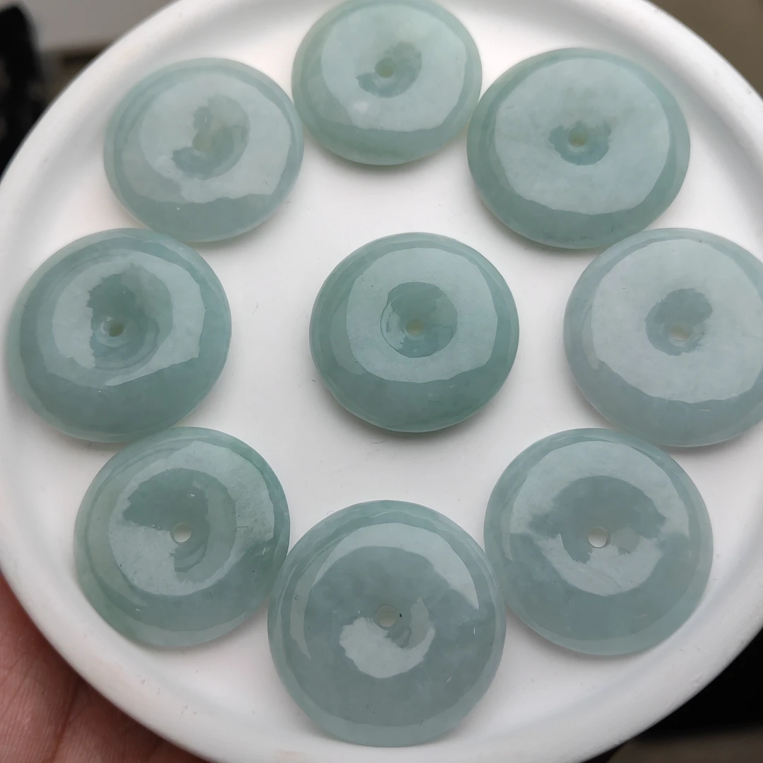 （天然A货翡翠）平安扣多样性发一件24051304A-CFDY