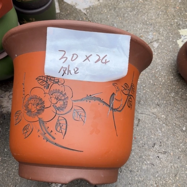 紫砂花盆特价清仓