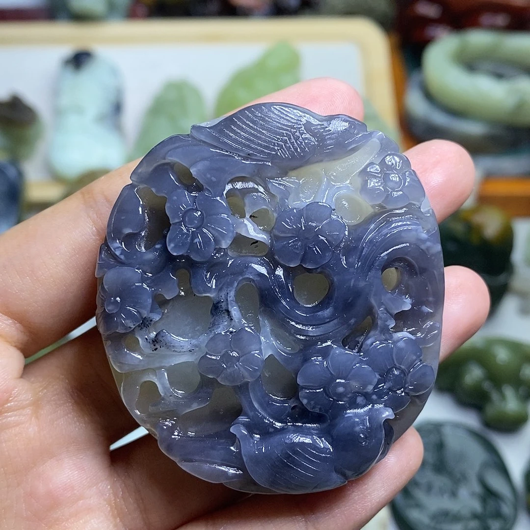 颈饰未镶嵌和田玉清*露