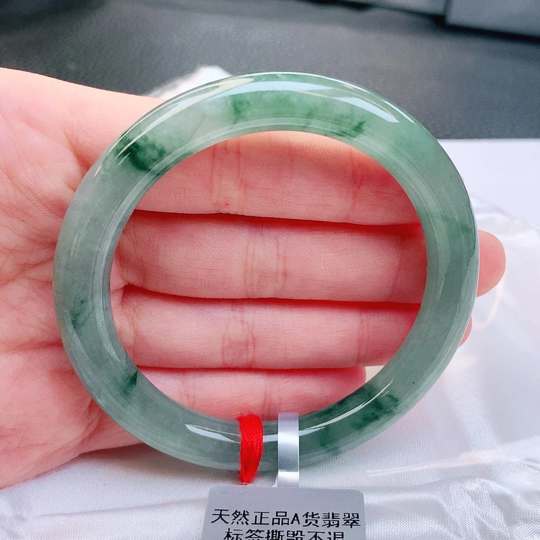 翡翠未镶嵌手镯缅甸天然a货翡翠