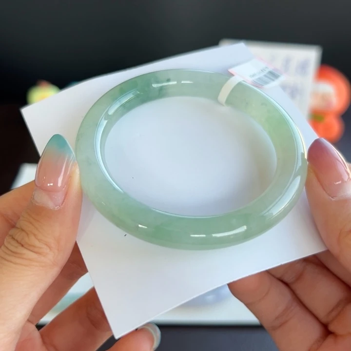 翡翠未镶嵌手镯14号 53