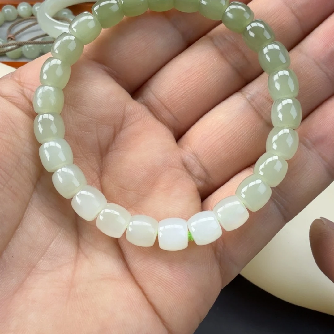 和田玉（糖玉）未镶嵌手链