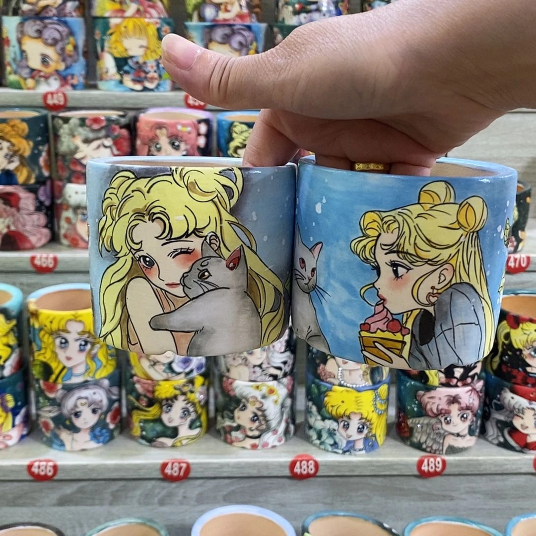 景德镇精品沐雨美少女