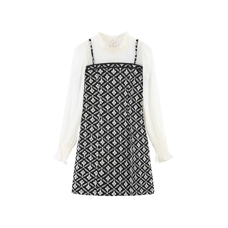 《婷婷专属》L5316016B 春季长袖连衣裙