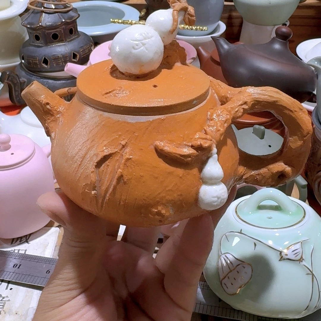 瑕疵茶具，介意勿拍浮***兮