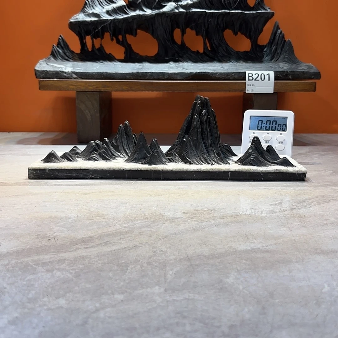 摆件夏*灵璧石奇石摆件