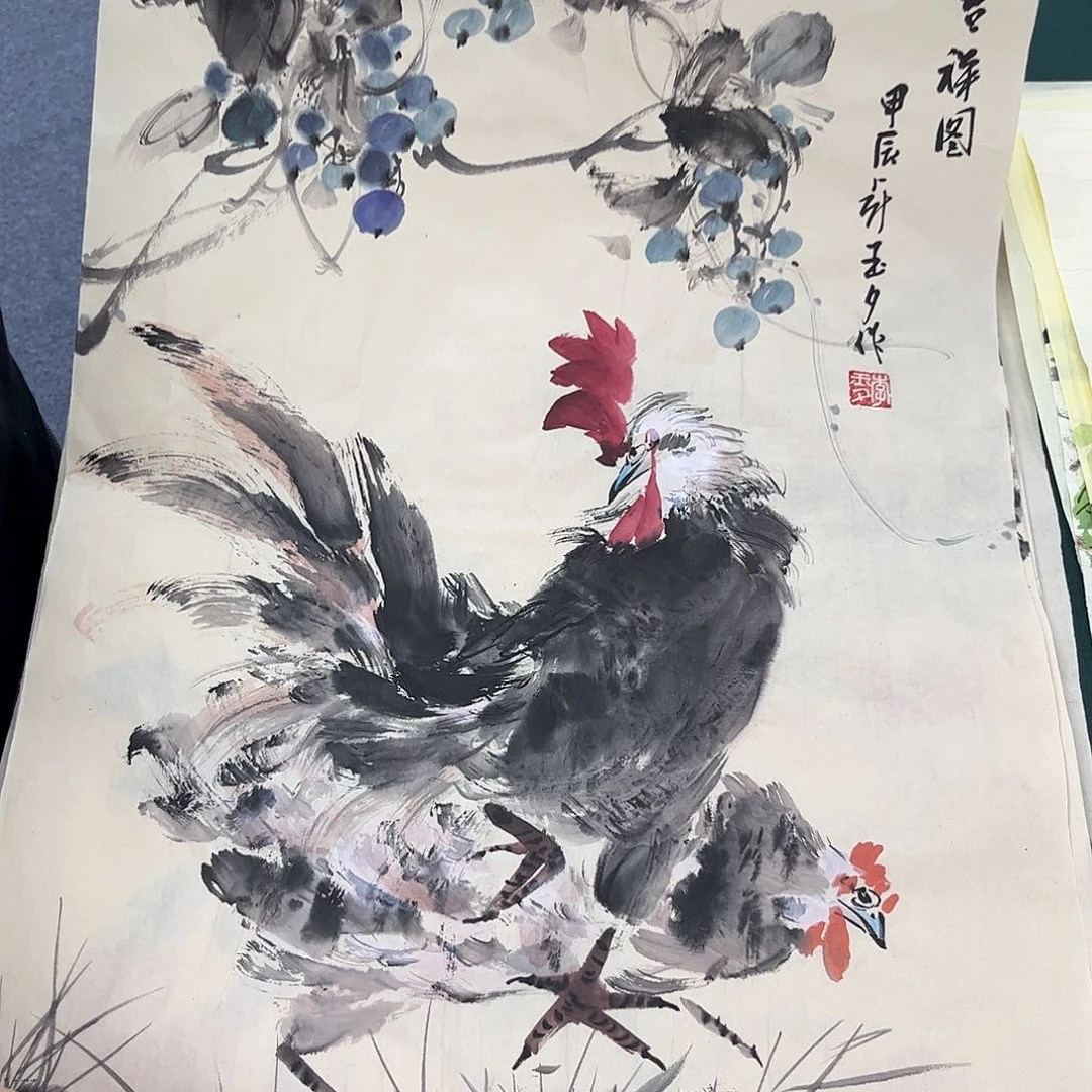 国画国画作品宣纸纯手绘