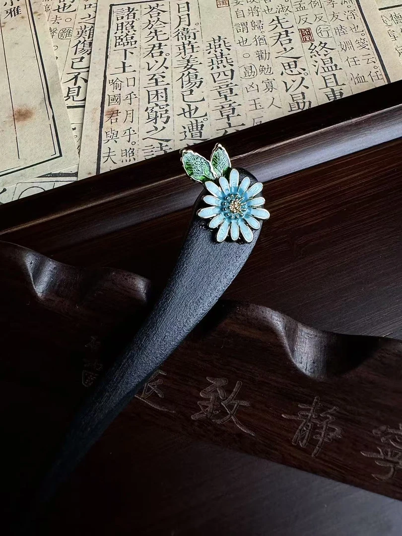 新中式极简风木簪古风发饰配饰a1427