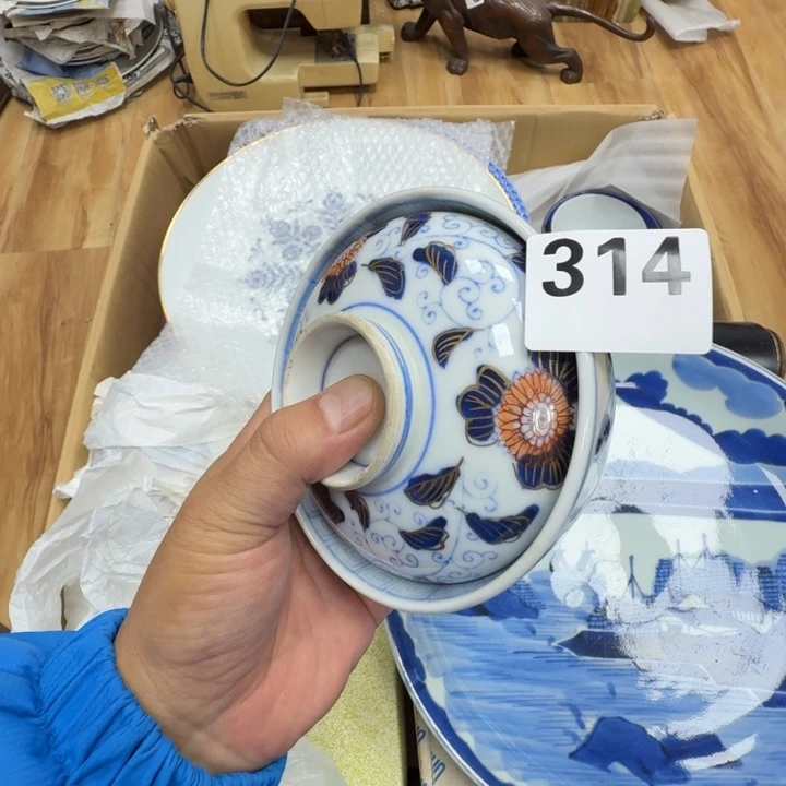 瓷片工艺品摆件瓷器摆件正能量