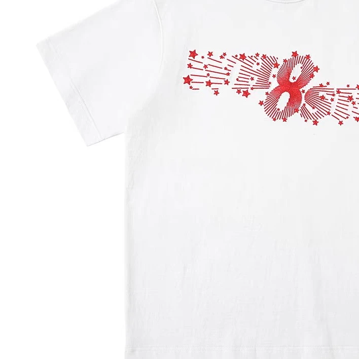 W8 放射星星短袖t恤