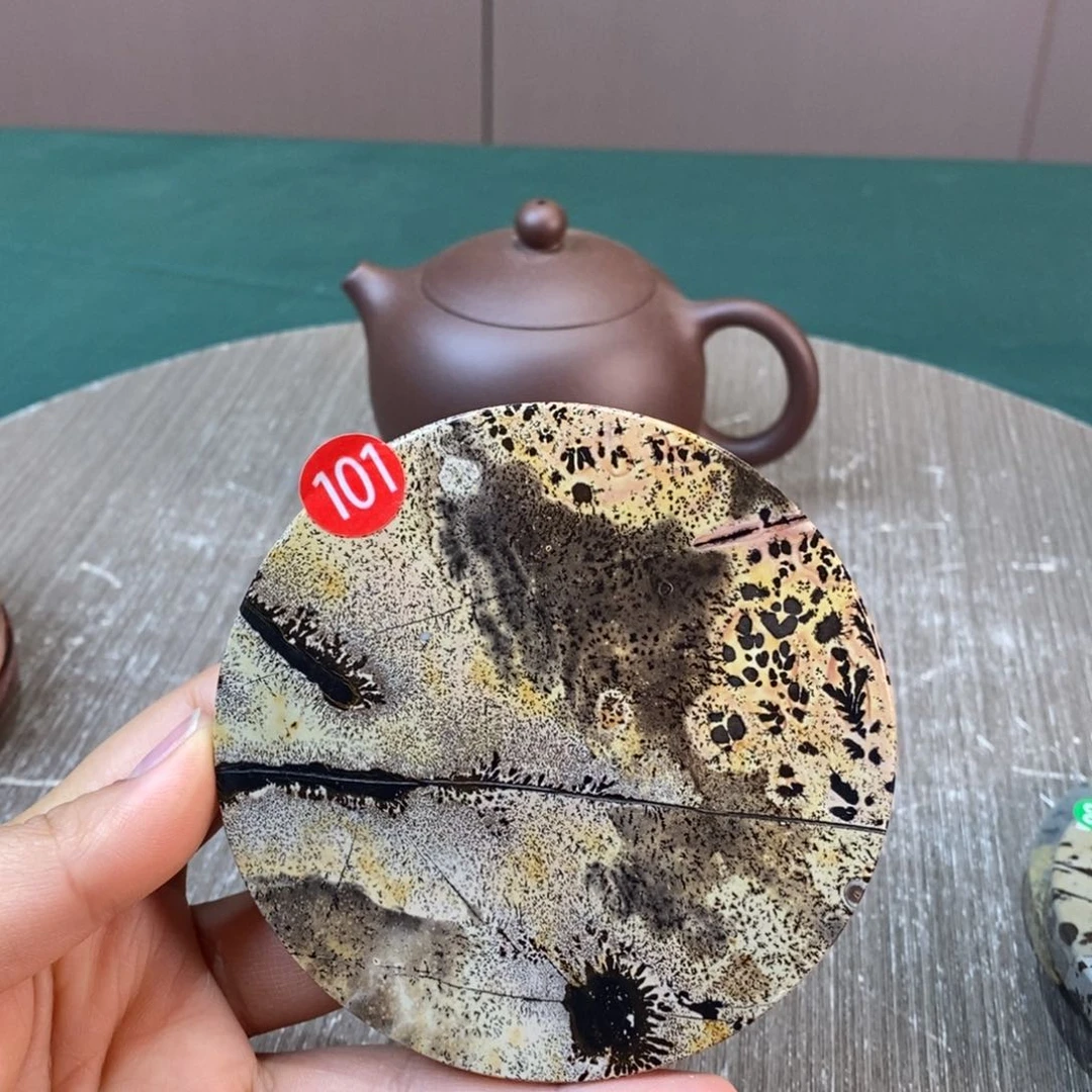 石材广西国画石草花石