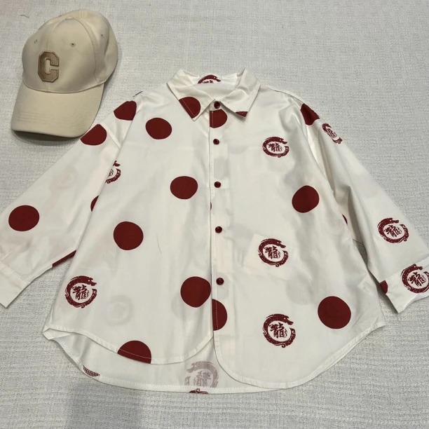 52025高端童装时尚百搭休闲百搭衬衫B3-5-2