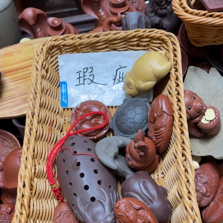 紫砂茶宠紫砂瑕疵