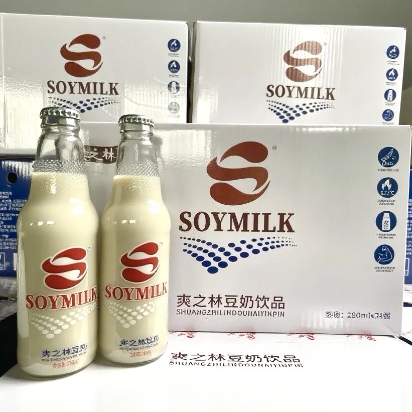 爽之林S豆奶生磨原味植物蛋白饮品奶茶饮料玻璃瓶学生早餐奶